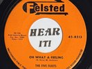 Killer Greasy R&B Guitar Rocker Doo Wop 45 THE FIVE FLEETS Oh What A FELSTED NM