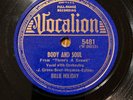 78 RPM - Billie Holiday, Vocalion 5481, Body and Soul, E+, Jazz