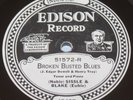 Edison Diamond Disc Record 51572 Eubie Blake Noble Sissle Broken Busted Blues