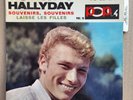 D - EP 45T Johnny Hallyday 1st Print Round Flaps 1965 + Tongue (Price)