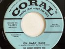 Johnny Burnette Trio “Oh Baby Babe” Coral Rockabilly Blue Promo 1956 VG++