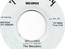 THE MELODIERS Speeding on Tin Pan Alley song poem garage lo fi 45 HEAR