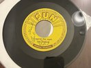 Original CARL PERKINS Autographed  Boppin' The Blues ’56 SUN 243 Rockabilly 45