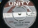 Stranger Cole: When I Get My Freedom on Unity UN 514