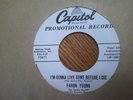 PROMO CAPI 45/ FARON YOUNG/I MISS YOU ALREADY/I'M GONNA LIVE SOME DIE/ROCKABILLY
