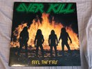 OVERKILL Feel The Fire OG 1985 pressing Speed Thrash Metal Exciter Exodus