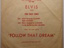 ELVIS PRESLEY: Follow That Dream RCA Victor EPA-4368 DJ Promo Title Sleeve Only