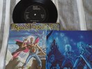 Iron Maiden Run To The Hills Live Single & Christmas Card EMI 5542 Phantom Opera