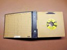 Early 45 RPM Record Storage Album 24 Pockets & Index Includes 21 Records 1950's