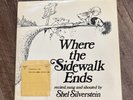 Shel Silverstein WHERE THE SIDEWALK ENDS Vinyl Record (LP, 1984) Columbia 39412