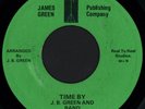 J.B. GREEN Time By / Rock Me Baby 45 Real To Reel Rare 1970s TX Psych Funk