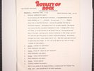 Royalty of Rock The Doobie Brothers LP W/ Cue Sheet 1982