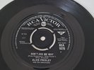 Elvis Presley Rare UK Pressing RCA 1070 Hard Headed Woman Victor In Top Shape
