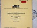 Fournier. Bach (Suites 1 + 2, cello solo). Archiv 198 186 red stereo. NM