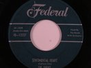 Doo Wop R&B 45 SHEIKS Sentimental Heart FEDERAL HEAR e