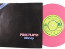 Rock 45 PINK FLOYD Money HARVEST VG++ uk pink vinyl picture sleeve e