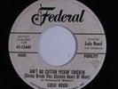 R&B Rocker 45 LULA REED Ain't No Cotton Pickin' Chicken FEDERAL promo HEAR e