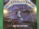 Metallica Ride the Lightning Vinyl LP Record Album 1984 Megaforce First Print