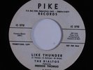 Surf Instrumental 45 RIALTOS Feat. FREDDIE THOMAS Like Thunder PIKE promo HEAR e