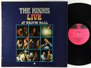 Kinks - Live At Kelvin Hall LP - Pye UK Stereo VG+