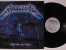 METALLICA Ride The Lightning MEGAFORCE LP VG+ 1st pressing with merch insert q