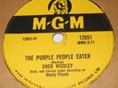 MGM 12651 Sheb Wooley The Purple People Eater 78 RPM E E Canada Pressing