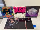 5Pcs Vinyl LP Records Midnight Magic Commodores, Santana, Casablanca, Alive Kiss