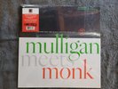 GERRY MULLIGAN THELONIOUS MONK MULLIGAN MEETS MONK 180G RSD NEW