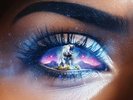 Queen Herawin - Awaken The Sleeping Giant - Celestial Blue Splatter [New Vinyl L
