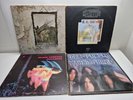 Led Zeppelin Black Sabbath Paranoid Deep Purple Machine Head 4 LP Record Albums