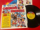 Disney’s Children’s Favorites Volume I LP Disneyland Book RARE Sticker Sheet M-