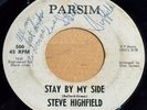 Signed JOHNNY WINTER & STEVE HIGHFIELD Stay By My Side / Scandal PARSIM 500