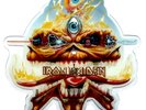 EX/EX Iron Maiden The Clairvoyant Shaped Vinyl Picture Disc EMP 79 1988