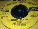 EX + VINYL 7” DEMO MGM 45 - THE ANIMALS - BOOM BOOM 1964 MOD BEAT D.J. SPECIAL