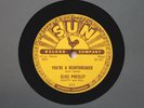 78 RPM ELVIS PRESLEY SUN 215 MILKCOW BLUES BOOGIE YOU'RE A HEARTBREAKER E+ 1954
