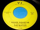 THE BEATLES Please Please Me/From Me To You 45 Vee Jay Yellow 