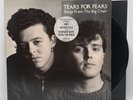 Tears For Fears - Songs From The Big Chair - 1985 UK 1st Press (EX) HYPE Sticker