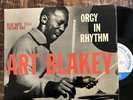 ART BLAKEY LP- ORGY IN RHYTHM VOLUME 1- BLUE NOTE  BLP 1554 RVG EAR =VG * RARE *