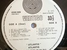 Atlantis LP Same UK Vertigo Swirl 1st Press PROG BEAUTIFUL COPY & AMAZING AUDIO