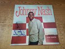 AUTOGRAPHED 1950s VG++ COVER ONLY Johnny Nash 244 (NO RECORD) LP33