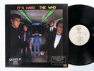 The WHO It's Hard LP Warner QUIEX II Promo Near-MINT vinyl a9794