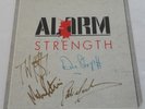 THE ALARM   STRENGTH   1985 MINT VINYL LP   BAND SIGNED AUTOGRAPH / MIKE PETERS