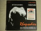 STOKOWSKI RHAPSODIES: LISZT HUNGARIAN NO. 2 ENESCO NO. 1 LP '61 RCA LSC-2471 VG+