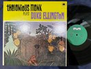 THELONIOUS MONK PLAYS DUKE ELLINGTON MILESTONE SMJ 6039 MONO JAPAN  LP
