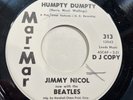 45 Rpm Jimmy Nicol Now With The Beatles On  Mar Mar “Humpty Dumpty/Night Train”￼