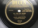 Decca  27113 Louis Armstrong - La Vie En Rose / C'Est Si Bon -10
