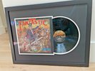 Signed Elton John - Framed Vinyl Record - Captain Fantastic Brown Dirt Cowboy