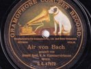 Rosé. Bach (Air) + Brahms (Hungarian dance). GCR 47972/3 (10