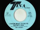 Northern Soul 45 - Roy Roberts - I Know What To Do To Satisfy You - Tina - rare