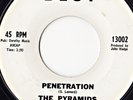 PYRAMIDS - Penetration/ Here comes Marsha - 1963 NEVER PLAYED  NM vinyl